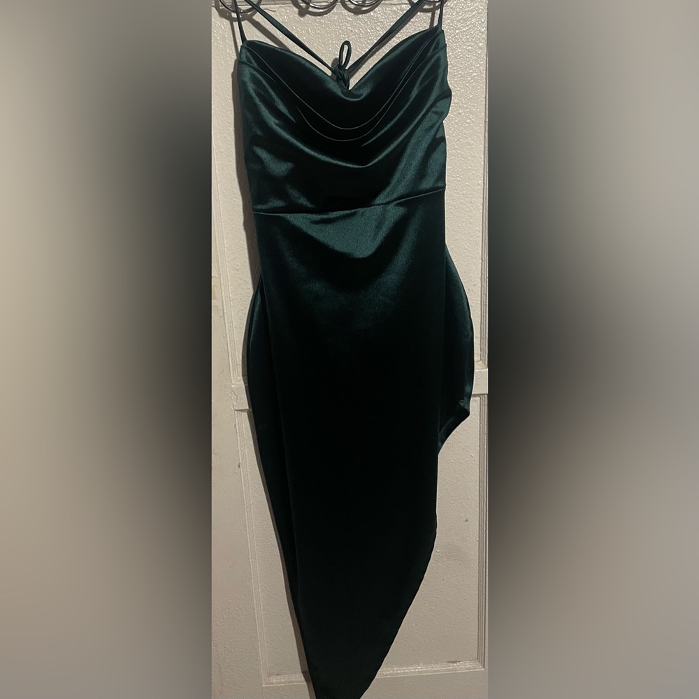 Dark green long dress💚